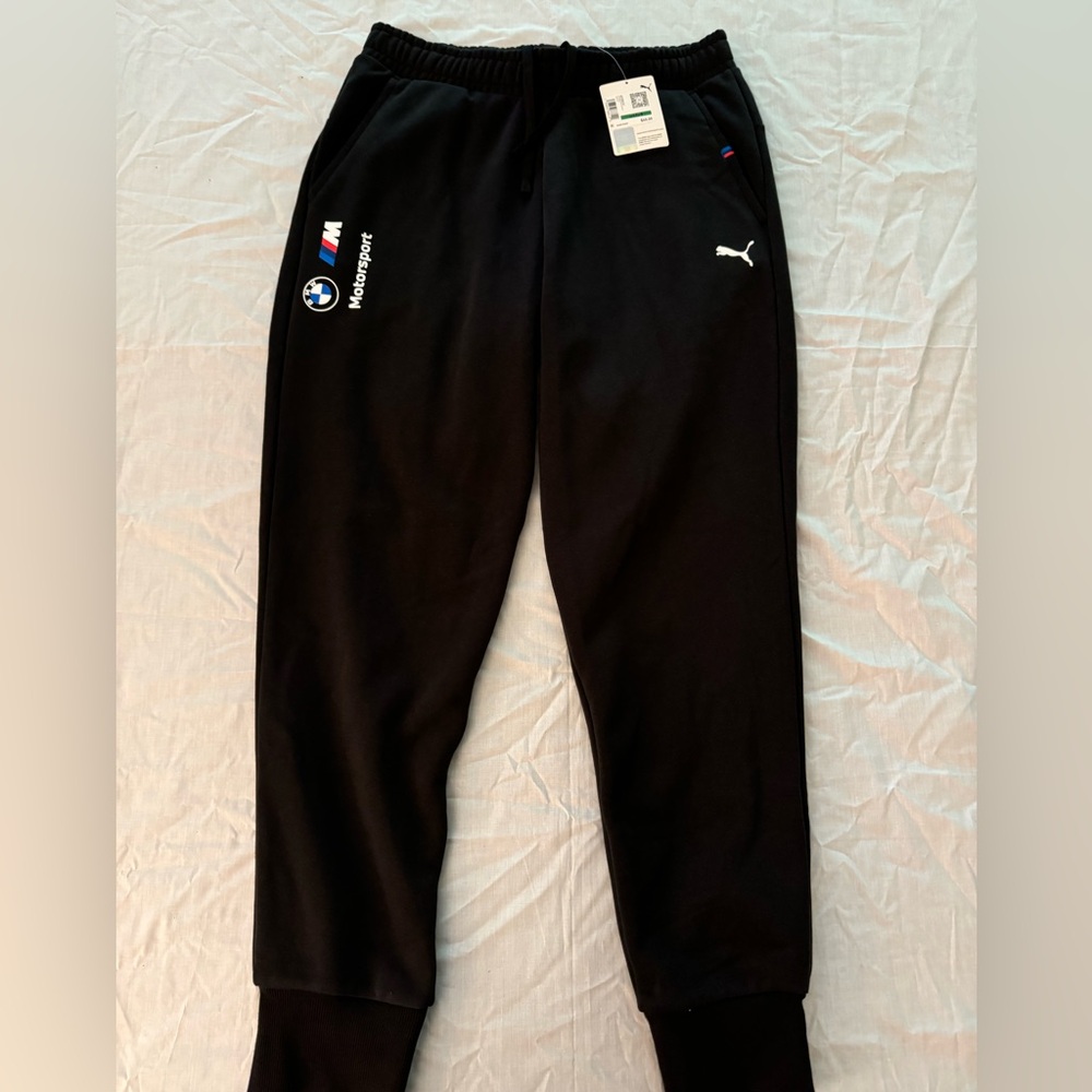 Puma Men BMW M Motorsport Logo Print Joggers